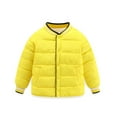 thumbnail image 2 of Esaierr 3-14Y Teen Kids Puffer Down Cotton Jackets Outwear Baby V-Neck Down Coats Toddlers Padded Down Jacket for Boys Girls, 2 of 6