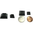 thumbnail image 2 of Black Rubber Feet (53 Pack) Self Stick Bumper Pads - Adhesive Tall Square Bumpers for Electronics, Speakers, Laptop, Appliances, Furniture, Computers, 2 of 5