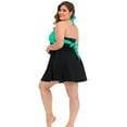thumbnail image 6 of CHOYURME CHONYURM Women Halter One Piece Swim Dress, Tummy Control Plus Size Bathing Suit, 6 of 8