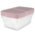 thumbnail image 3 of Sterilite Set Of (4) 11.4L Boxes - Pink, 3 of 5