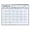 D, variant on mdesiwst Magnetic Dry Erase Whiteboard for Fridge Reusable Monthly Calendar & Weekly Planner Blackboard Style Note Pad Kitchen Message Board