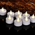 thumbnail image 4 of Velas de té sin llama Paichi, paquete de 150, blancas con pilas, 4 of 7