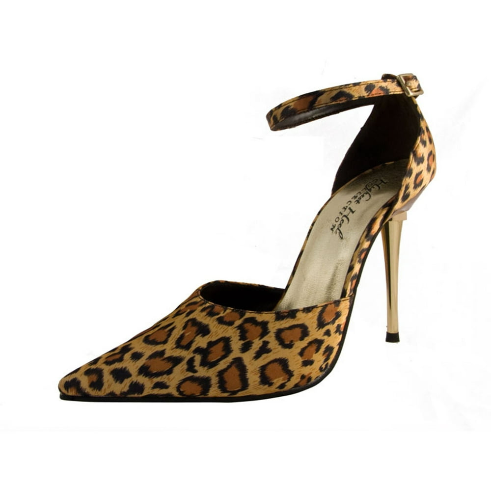leopard heel shoes