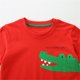 thumbnail image 5 of Odeerbi 2-8 Años Conjunto de Verano Para Niños Camiseta de Manga Corta de Algodón Con Estampado de Dinosaurios Conjunto de Dos Piezas Con Cintura Elástica Suelta, 5 of 6