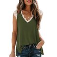 thumbnail image 1 of Pntutb moda mujer cuello redondo manga corta encaje tops camiseta camisetas sueltas cortas Pntutb Pntutb-2341, 1 of 5