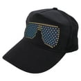 thumbnail image 2 of Sombrero Con Pantalla LED, Gorra De Béisbol LED De Algodón Programable, Tamaño Ajustable Colorido De 12x32 Puntos Con Hebilla Para Fiesta, 2 of 7