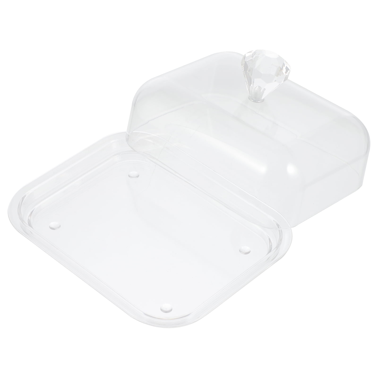 Cabilock Butter Tray Butter Cutter Box 1 Set Plastic Butter Dish with No- Slip Lid Cheese Butter Keeper Container Butter Cutter Cheese Cream Crisper B | Cabilock 1set Butter Dish with Lid Tableware Storage