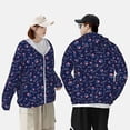 thumbnail image 5 of Picia Bone And Star For American Women's Men's UPF 50+ Sun Protection Hoodie Shirt Long Sleeve SPF Fishing Outdoor UV Hiking Lightweight Shirts-Large, 5 of 9