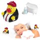 thumbnail image 5 of Pato de Goma Hugtrwg para Baño de Bebés rojo, 5 of 9