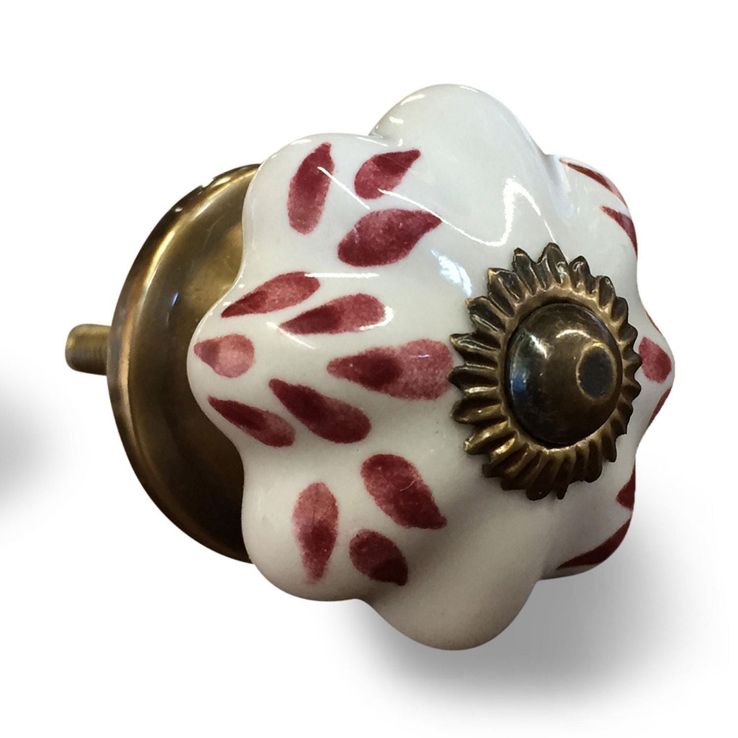 KNOB-IT POIGNÉES PEINTE À LA MAIN EN CÉRAMIQUE (12 pqt) K3533