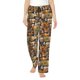 thumbnail image 1 of Fotbe Vintage Bottles Pantalones de Pijama para Mujer, Pantalones de Dormir, Pantalones Pj con Cordón y Bolsillos-Small, 1 of 6