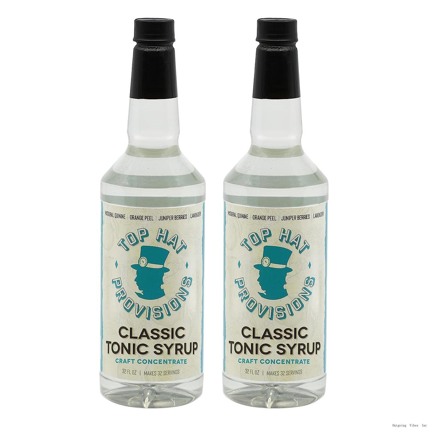Top Hat Classic Tonic Concentrate Add Syrup Mix With Club Soda Or