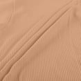 thumbnail image 4 of Women's Casual Ribbed Short Sleeve Solid Color Loose Texture Tunic Blouses, 4 of 7