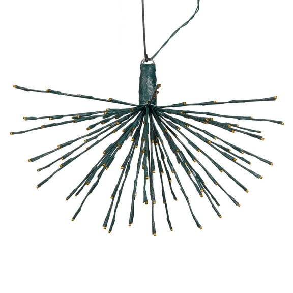 Vickerman 160Lt x 24" Green Starburst Orange 5mm LED Lights.
