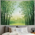 thumbnail image 2 of BCIIG Forest Tapestry, Image of Exotic Trees in Rain Forest Far Eastern Wildlife Tropical Nature Inspired, Wide Wall Hanging for Bedroom Living Room Dorm,  40x60inch, 2 of 6