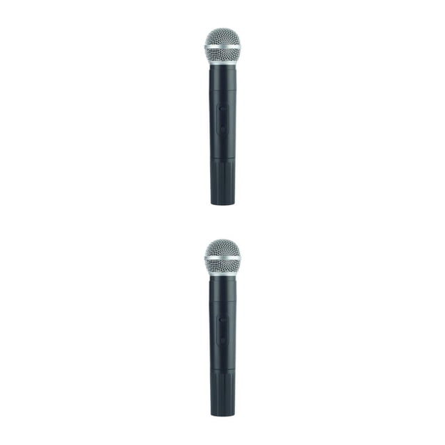 tredstone Children Artificial Microphone Stage Performance Interview Party Simulation Fake Plastic Mic Prop Toy Birthday Gift 48 Tube 2Set
