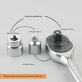 thumbnail image 6 of 6Pcs Socket Adapter Set 1/4inch to 3/8inch 3/8inch to 1/4inch 3/8inch to 1/2inch, 6 of 9