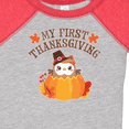 thumbnail image 4 of Inktastic My 1st Thanksgiving Cute Owl in Pumpkin Boys or Girls Baby Bodysuit, 4 of 5