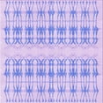 thumbnail image 1 of Ahgly Company Machine Washable Indoor Square Transitional Purple Mimosa Purple Area Rugs, 8' Square, 1 of 7