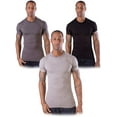 thumbnail image 3 of Polo Ralph Lauren 3-Pack Crew T-Shirt Adover/Madison/Black MD, 3 of 7