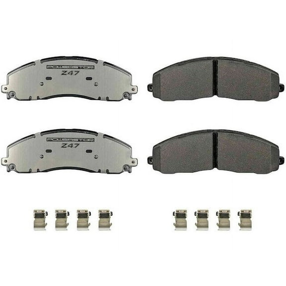 Front Brake Pad Set - Compatible with 2012 - 2022 Ford F-250 Super Duty 2013 2014 2015 2016 2017 2018 2019 2020 2021
