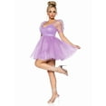 thumbnail image 3 of Leg Avenue Women's Frosted Organza Babydoll Dress Costume, 3 of 4