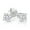 White Gold, variant on 1/4ct tw Diamond Stud Earring in 14k White Gold or Yellow Gold (G-H, I2-I3)
