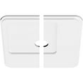 thumbnail image 2 of 16"OD x 2"ID x 5 1/2"C x 1"P Lucan Architectural Grade PVC Contemporary Ceiling Medallion, Two Piece, 2 of 11