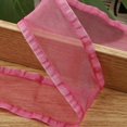 thumbnail image 1 of Christmas Ribbon 1.6 Inch x 10 Yard, for Gift Flowers Bouquet Wrapping Presents, 4cm*20 codes (rose red), 1 of 5