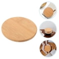 thumbnail image 2 of Reusable Bamboo Lid Ceramic Mug Lid Bamboo Coffee Cup Lid Coffee Mug Cover, 2 of 6