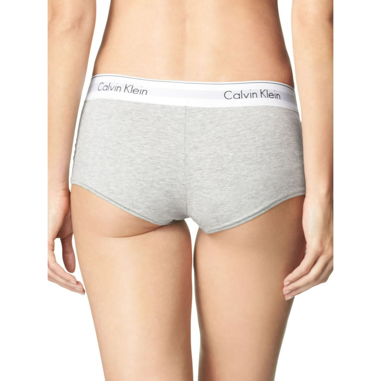 Calvin Klein Women's Modern Cotton Short, Grey Heather, Medium 