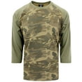 thumbnail image 1 of Victorious Men's Baseball Raglan T-Shirt 3/4 Sleeves Jersey, 1 of 6