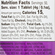 ReliOn Glucose Chewable Tablets Natural Grape Flavor 50 Count