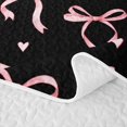 thumbnail image 5 of Erosebridal Princess Bowknot Girls Twin Quilt Set, Cartoon Love Heart Twin Coverlet Set, 2-Piece, 5 of 7