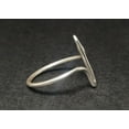 thumbnail image 4 of Heaven Crafts 925 Sterling Silver Heart Beat Ring Handmade Design Chunky Ring For Women, 4 of 5