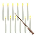 thumbnail image 1 of Harry Potter Magic Wand Remote Control LED Floating Candles with Fishing Line Hook Rod - 12 Pack, 1 of 7
