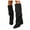 1-Black, variant on Knee High Boots Women Fold Over Shark Tall Boots Chunky Heel Dress Western Riding Boot for Fashion Party Wedding Daily