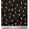 thumbnail image 1 of Soimoi Poly Georgette Fabric Straw & Juice Beverages Print Fabric by Yard 42 Inch Wide, 1 of 3