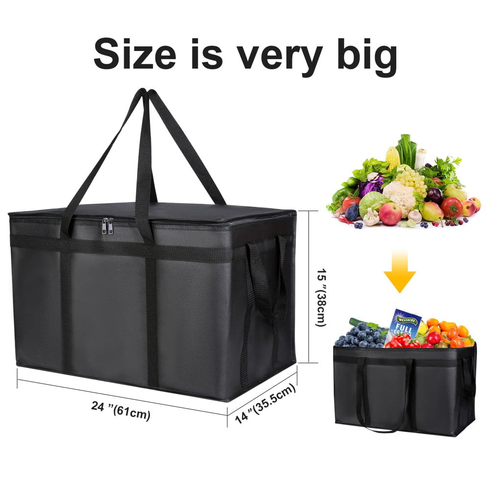 Lindbes Catering Bag for Doordash XXXL Insulated Food Delivery Bag Cooler Bags Keep Food Warm Catering Therma Cooler Bags Therma Shopper hot Walmart