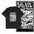 thumbnail image 3 of Coolmind YD skateboard algodón exclusivo gráfico hombres camiseta para hombres algodón tamaño grande skate Cool NEGRO hombres novedad camiseta, 3 of 5