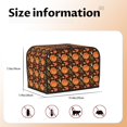 thumbnail image 5 of Sikiie Autumn Pumpkin Toaster Covers 2 Slice Dustproof Toaster Cover Bread Machine Cover, Dustproof Cover - 11.4" x 7.5" x 7.9", 5 of 7