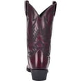 thumbnail image 4 of Laredo Men's Lawton Black Cherry Square Toe Leather Cowboy Boots 68448, 4 of 7