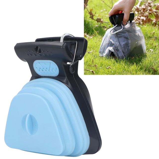 Dog Pooper Scooper Portable Poop Scooper Handheld Size Pup Poop Scoop With Garbage Bag