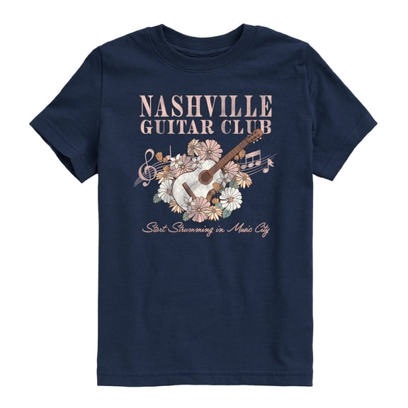 Instant Message - Nashville Guitar - Youth Boys Short Sleeve Graphic T-Shirt