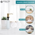 thumbnail image 3 of Strictly Sinks Liquid Soap Dispenser Stainless Steel Refillable Dish Soap Dispenser Bottle with Pump, 3 of 8