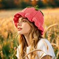 thumbnail image 2 of Wide Brim Sun Hats Cute Styling Handmade Food Knitted Wool Fisherman'S Hat, 2 of 4