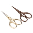 thumbnail image 1 of Tijeras 2 Uds, Tijeras De Acero Inoxidable Con Forma De Grulla Vintage, Tijeras De Maquillaje De Belleza Para Recortar Cejas, 1 of 7