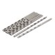 thumbnail image 1 of Brocas Helicoidales Tono Plata 4,2 mm Diám HSS Flautas De Doble Mango Recto  10Pcs, 1 of 4