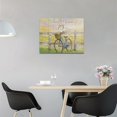 thumbnail image 4 of Country Bike Wall Art Colorful Flowers Bicycle Wall Decor Farmhouse Floral Today I Choose Joy Retro Decorations Canvas Painting Prints Framed Artwork for Bathroom Living Room Bedroom 16"x12", 4 of 6