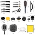 thumbnail image 4 of ACDANC 23Pcs Car Cleaning Wash Kit Interior Detailing Cleaner Kit with Brush Set,Windshield Tool,Duster,Towels,Complete Car Care Tools Car Interior Cleaning Kit, 4 of 7